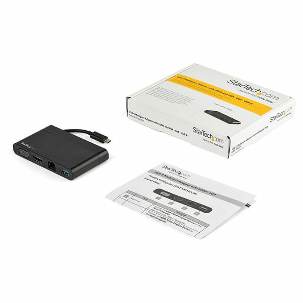 Docking-station Startech DKT30CHVCM Sort